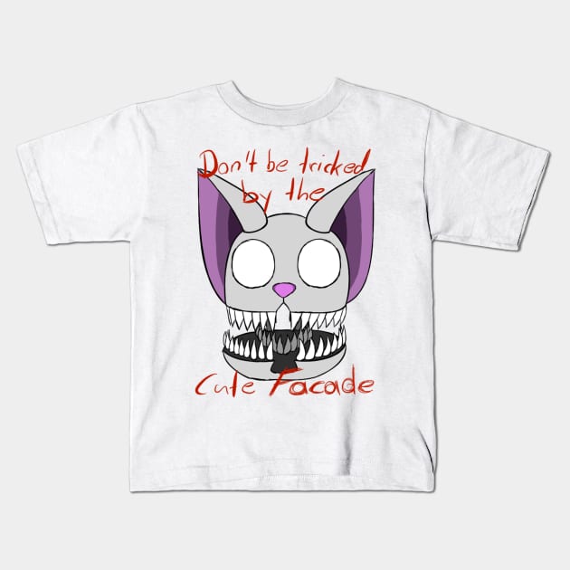 Ovie Don't be tricked by the Cute Facade Kids T-Shirt by Soul666